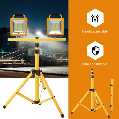 Twin heads floodlight tripod - twin,