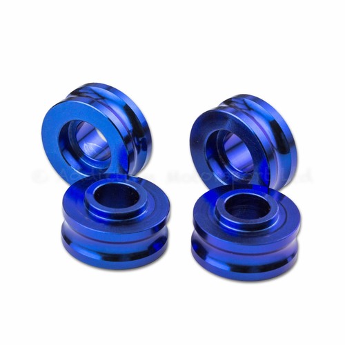 10mm blue titanium spacers - blue,
