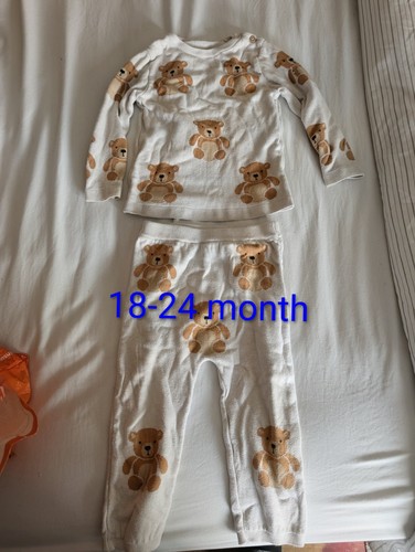 Month teddy bear pj - teddy,