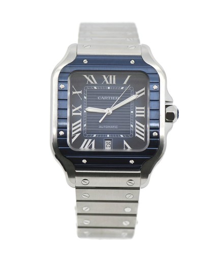 Cartier santos large stainless - santos,