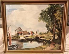 Original oil painting signed