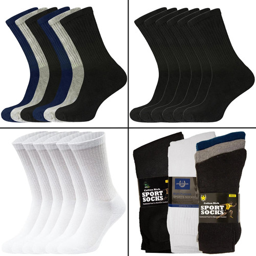 12pairs mens sports socks - mens,