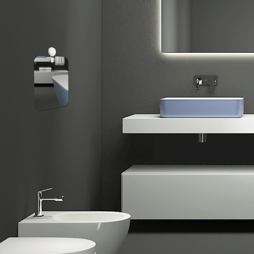 Large bathroom fogless shower - fogless,