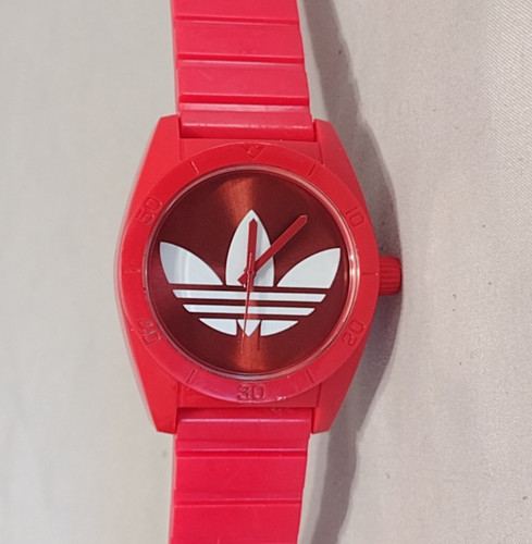 Men adidas watch red - watch,