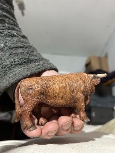 Small resin cow - small, figurine