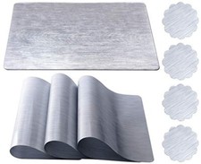 8 Pcs Set 4 x Placemats & 4