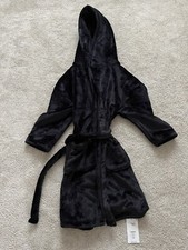 M&S Unisex Black Hooded Fleece