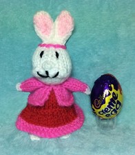 KNITTING PATTERN -Lily Bobtail inspired Choc cover Peter Rabbit Easter Creme Egg