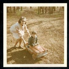 Vintage Photo MOM PUSHES