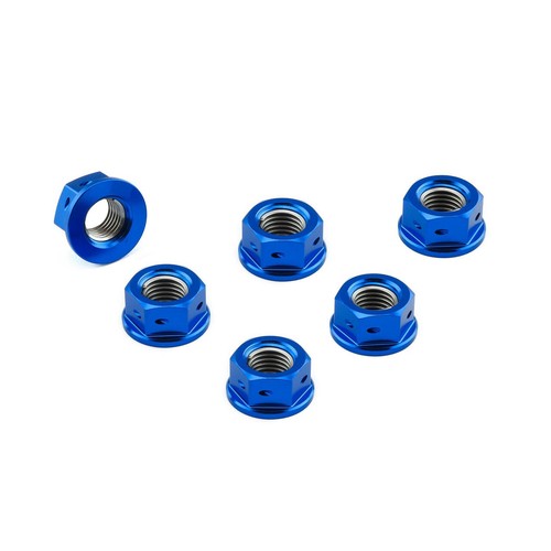 Rear sprocket nuts blue - sprocket,