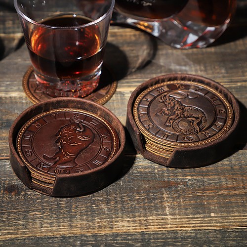 Vintage leather drink - vintage,
