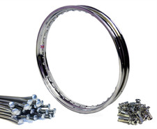 Triumph Tiger Cub T20 (5 1/2 Single Sided Hub 40) Rim & Spoke Set 18 x 1.85 WM2