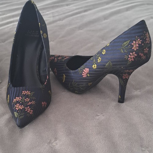 Marks spencer navy floral - spencer,