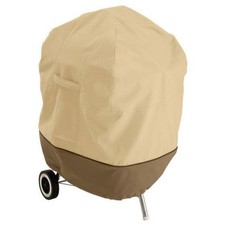 Veranda Kettle BBQ Barbecue Cover - Weber, Outback & Other (Brown / Cream)