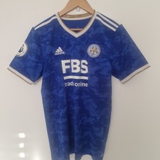Men's Leicester City Football Shirt Jersey 2021/22 Home #5 FBS - Medium