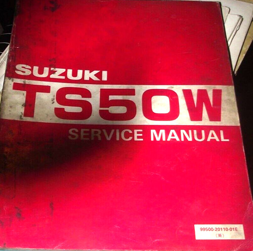 Suzuki ts50w service manual - suzuki,