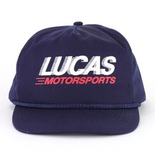 Vtg Lucas Motorsports Blue