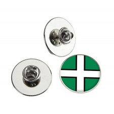 DEVON FLAG METAL PIN BADGE WITH 25mm LOGO