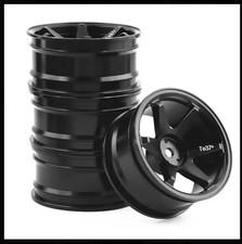 Te37 RC Aluminium Drift Wheels 12mm Hex Hubs 