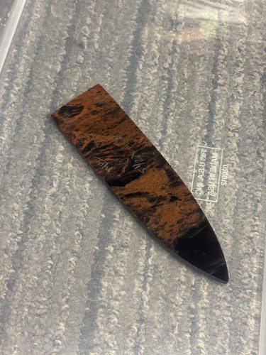 Obsidian preform flint - obsidian,