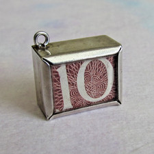 VINTAGE SILVER OLD BRITISH TEN