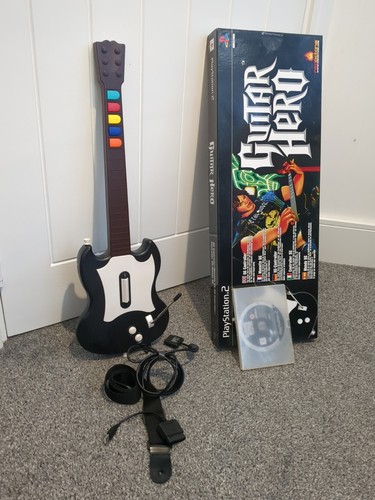 Ps2 guitar hero - with, box