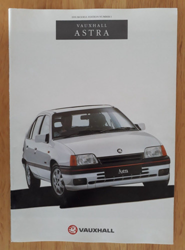 Vauxhall astra brochure - vauxhall, 1991