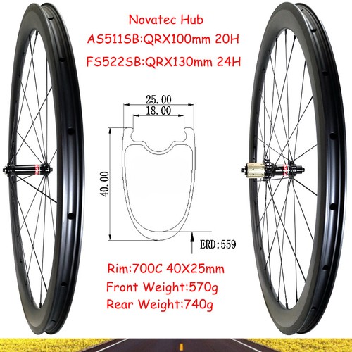 40x25mm 700c road bike - 700c, carbon