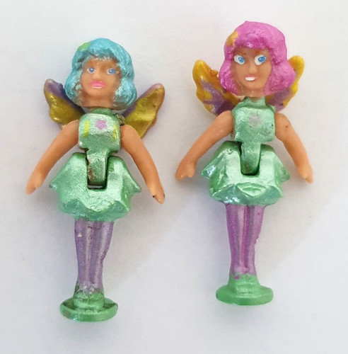 Vintage fairy castle figure - 2x,