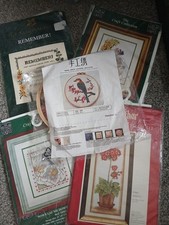 BUNDLE of 5 New Cross Stitch