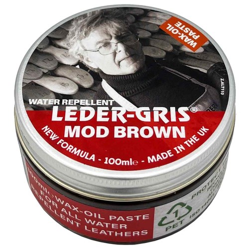Leder gris original - leder, wax