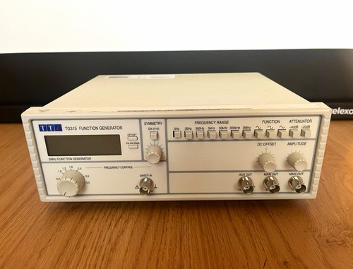Tti tg315 3hz 3mhz - 3hz-3mhz, function