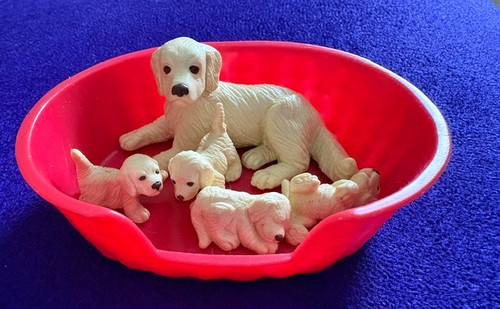 Vintage puppy pocket - vintage,