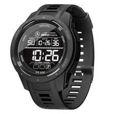 SMAEL Mens Military Watch Waterproof Led Quartz Digital Sports Wristwatch
