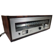 LUXMAN T-34 Stereo Tuner Wooden Metal Vintage Audiophile CB25
