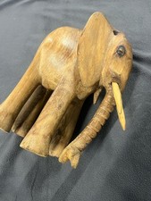 Hand Carved African Elephant