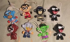 Kinder Egg Superhero Twist Heads BatmanRobin Venom Splinter CaptAmerica HulkThor