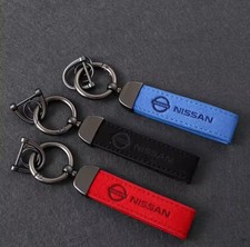 Nissan Keyring Suede Leather