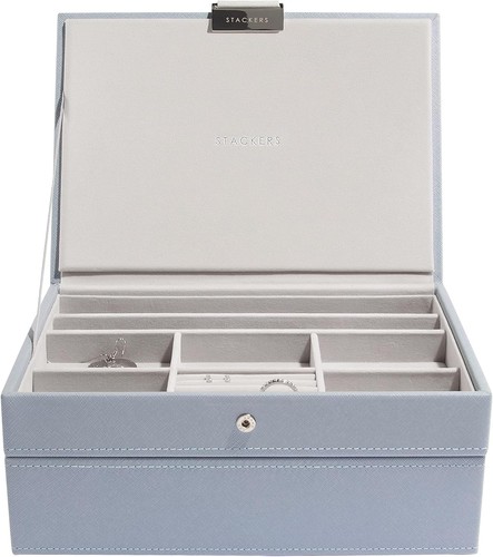 Stackers dusky blue - blue, classic