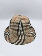 Burberry's Vintage Nova Cotton Bucket Hat | Made In England - 100% Cotton - Tags