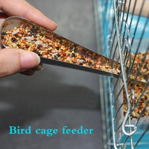 1pc stainless steel bird cage - stainless,