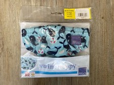 New Baby Boys Bambino Mio Reusable Whale Swim Nappy up to 6 Months 11 - 16lbs