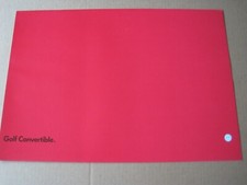 VOLKSWAGEN GOLF CONVERTIBLE BROCHURE 1992 GTI RIVAGE-SPORTLINE-CLIPPER UK Market