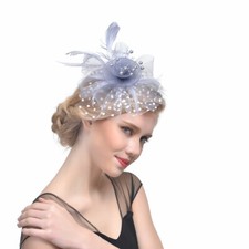 Feather Hair Fascinator Alice