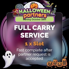 1x Halloween Partner Fully Carry On Rush Slots Monopoly_go [80k Points]