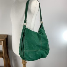 Bright Green Soft Leather Hobo