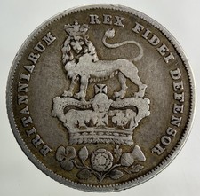 1825 George IV Shilling Silver