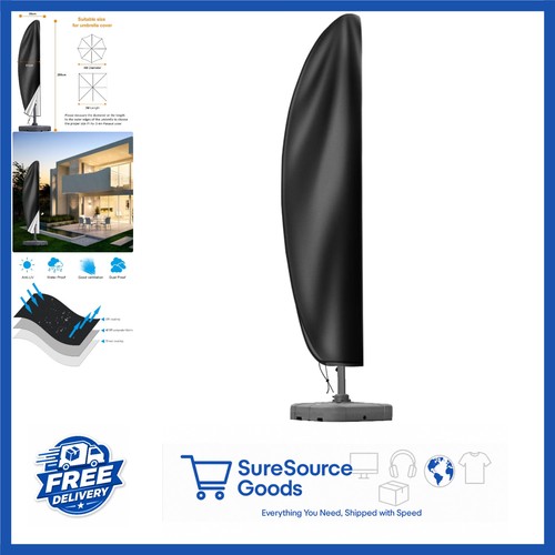 Black parasol cover - black,