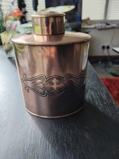Antique Art Nouveau Copper Tea