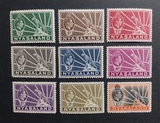 NYASALAND 1938-44 KGVI 1/2d to
